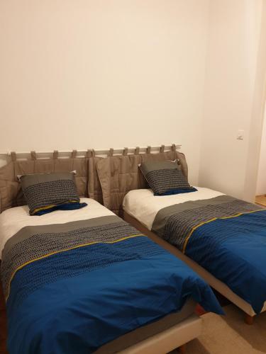 Säng eller sängar i ett rum på Appartement Picasso centre historique Perpignan