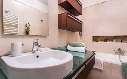 Kúpeľňa v ubytovaní Apartments in Silo/Insel Krk 13482