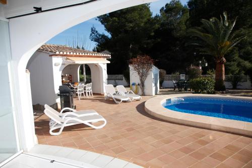 Bazén v ubytování Villa Oasis - Costa CarpeDiem nebo v jeho okolí