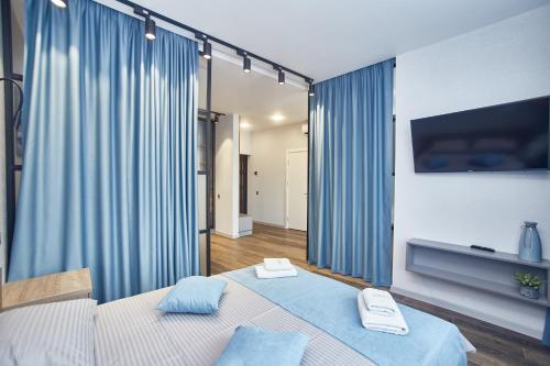 Cama o camas de una habitación en Board apart hotel