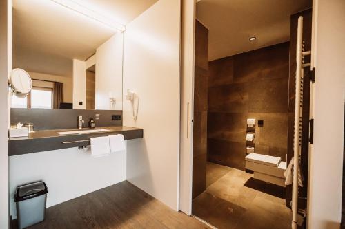 Weinhotel Maitz Wolfgang tesisinde bir banyo