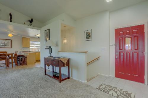 Η κουζίνα ή μικρή κουζίνα στο Amber Sunset home