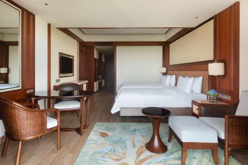 Posezení v ubytování Shangri-La Sanya