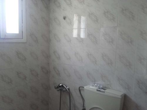 A bathroom at Nikos Taverna and Apartments