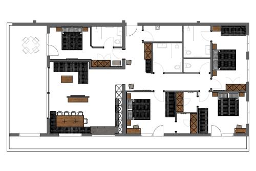 a floor plan of a house at Baderer Apart in Stumm