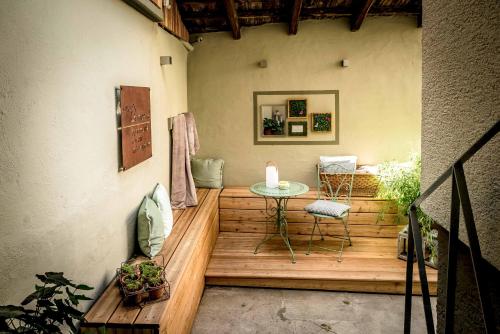 Ruang duduk di Besighomes Apartment Olive