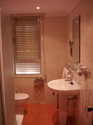 Koupelna v ubytování Hostal Coruña