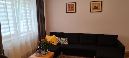 A seating area at Apartament Polanica-Zdrój