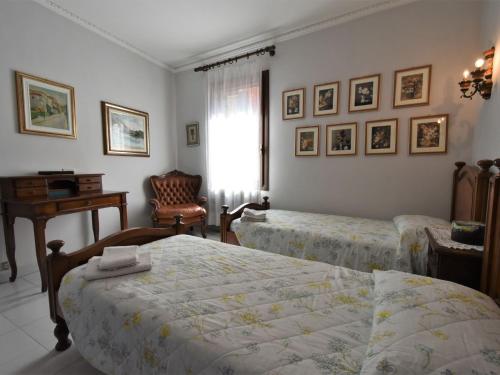 En eller flere senge i et værelse på Apartment Valier by Interhome