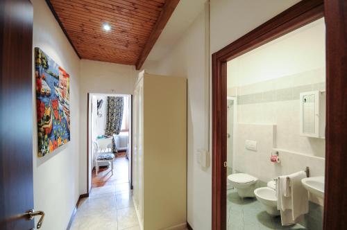 Koupelna v ubytování Hotel Terzo Crotto