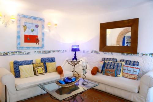 Χώρος καθιστικού στο Suites Santo Domingo