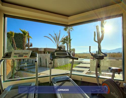 Entre Viñedos by Hotel Boutique Valle de Guadalupeにあるバルコニーまたはテラス