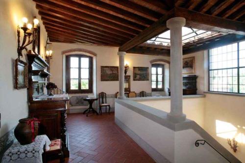a large room with a large tub in a house at Apartment in Castelluccio Capolona 23617 in Campoluci