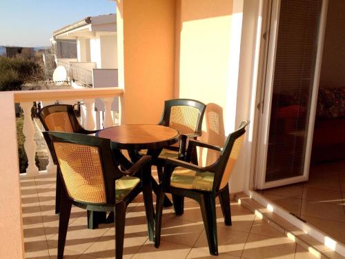 Balkón nebo terasa v ubytování Apartment in Rtina/Zadar Riviera 8162