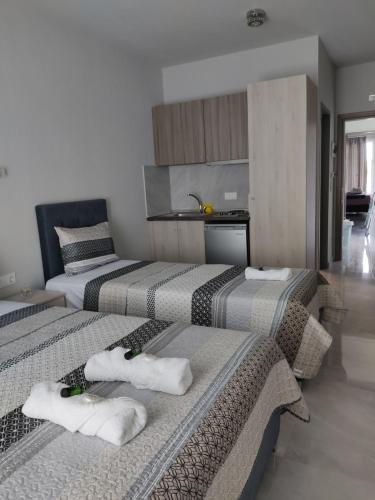 Katil atau katil-katil dalam bilik di Mei's luxury apartments