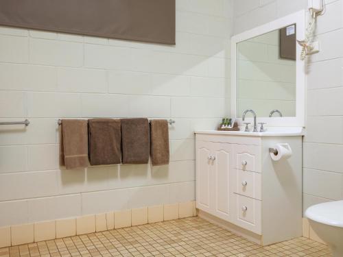 A bathroom at The Station at El Questro