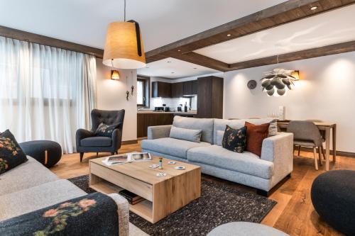 Χώρος καθιστικού στο Kinabalu by Alpine Resorts