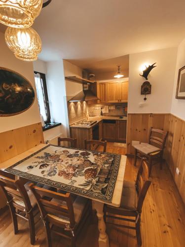 Kuchyň nebo kuchyňský kout v ubytování Una Perla a Cortina