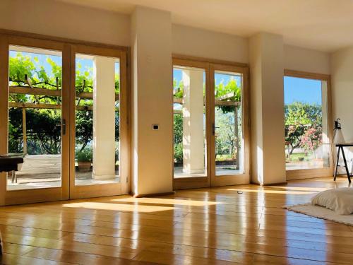 Ένα ή περισσότερα κρεβάτια σε δωμάτιο στο Casa Viola, splendido soggiorno sul mare