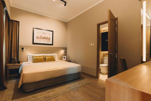 Postelja oz. postelje v sobi nastanitve Great World Serviced Apartments