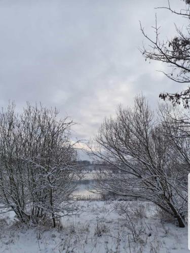 "Altes Stellwerk Frose" am Froser See зимой