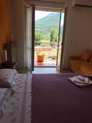 B&B La Terrazzaにあるベッド