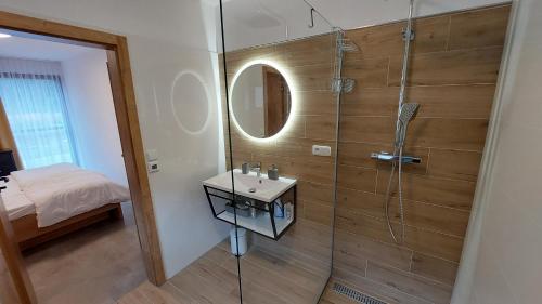 Koupelna v ubytování Apartmány Jura