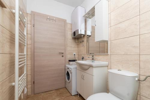 Koupelna v ubytování Apartman Palada