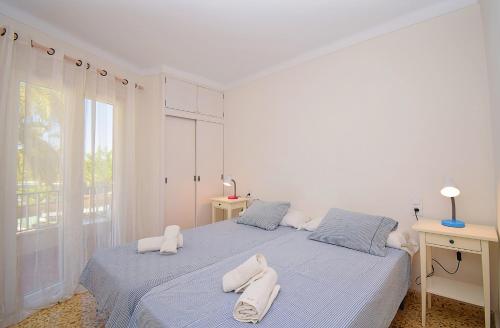 Postel nebo postele na pokoji v ubytování 134 Apartamento Pins-Tugores by Mallorca Charme