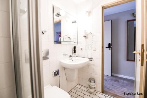Koupelna v ubytování Hotel Blutenburg