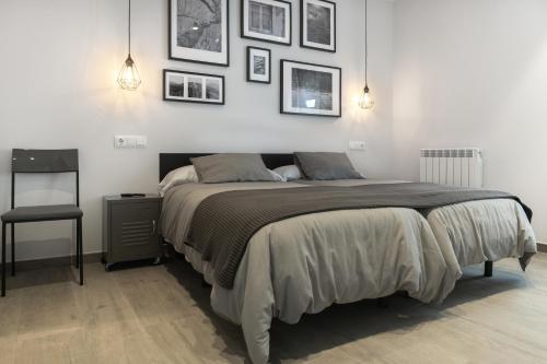 Postel nebo postele na pokoji v ubytování Apartamento Urrizti