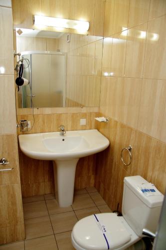 Salle de bains dans l'établissement Liz