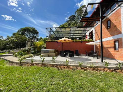 Un jardín fuera de Gulupa Ecolodge