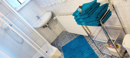 A bathroom at Ferienwohnung Nadine Egger