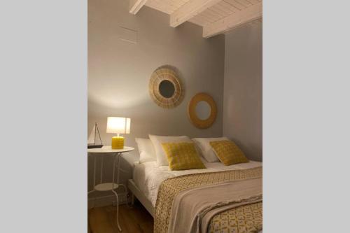 Кровать или кровати в номере Adosado La Concha