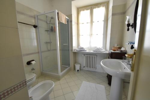 Ванная комната в B&B Villa Cardellini