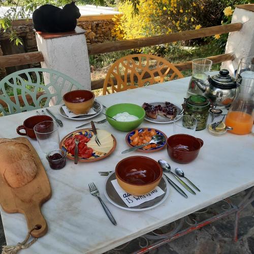 Mad på bed and breakfast-stedet eller i nærheden