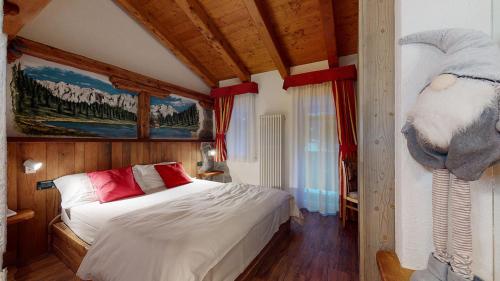 Postel nebo postele na pokoji v ubytování Hotel Selva