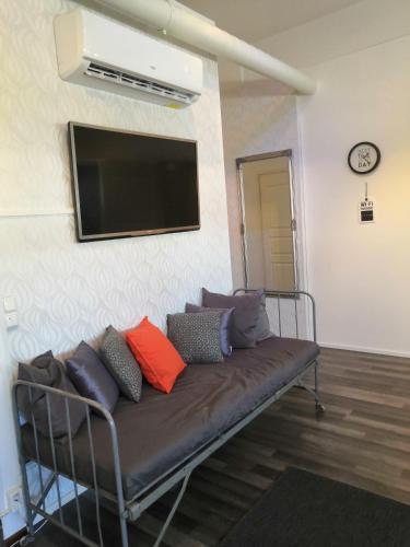 Χώρος καθιστικού στο Hungerborg City Home