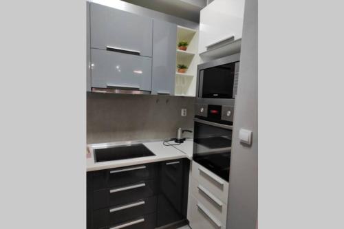 Centar One Apartmant tesisinde mutfak veya mini mutfak