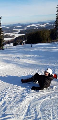 Apartmán JaFi Lipno nad Vltavou v zimě