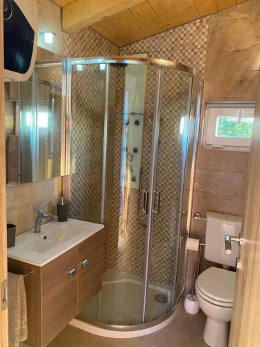 Koupelna v ubytování Depandance Villa Fiore Portorož