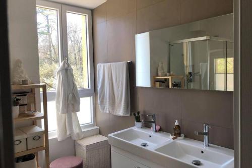 Koupelna v ubytování Vöens, St-Blaise, Logement entier - 2 chambres
