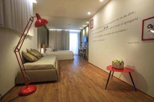 Posezení v ubytování Copacabana Hotel Design