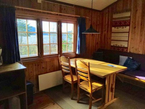 Χώρος καθιστικού στο Fossumsanden Camping og Hytter