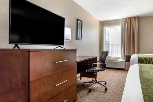 Televisyen dan/atau pusat hiburan di Comfort Inn Birmingham - Irondale