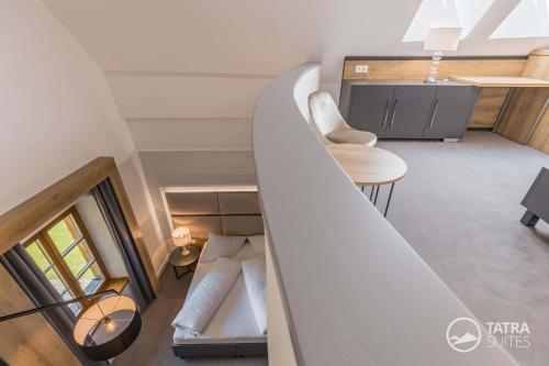 Posezení v ubytování TATRA SUITES Boutique Suites Deforte Gallery 203