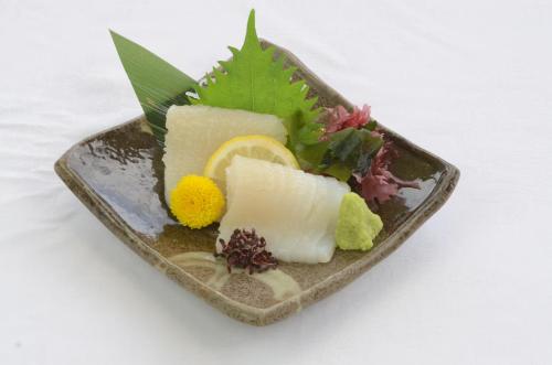 a plate of food with different types of food at Route Inn Grantia Tokai Spa&Relaxation in Tokai