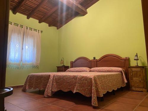Postel nebo postele na pokoji v ubytování Casa Rural Las Huertas de Buendia