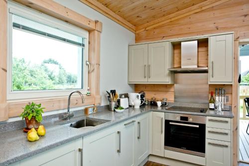 Dapur atau dapur kecil di Broadpath, Great Field Lodges